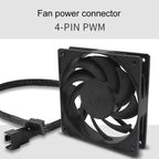 F120 Computer CPU Radiator Cooling Fan, F120