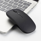 HXSJ M80 2.4GHz Wireless 1600DPI Three-speed Adjustable Optical Mute Mouse, Black, Grey, Gold, Rose Gold, Silver, White