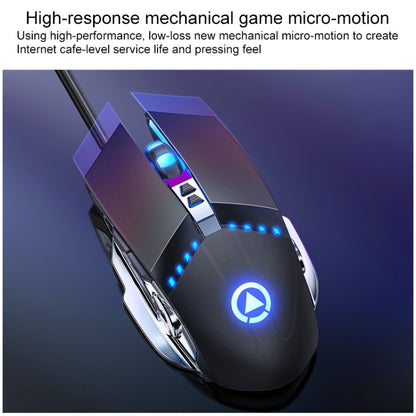 YINDIAO V2 Silent Mechanical Feel Gaming Keyboard Mouse Set