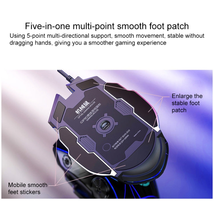 YINDIAO V2 Silent Mechanical Feel Gaming Keyboard Mouse Set