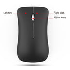 HXSJ T23 Bluetooth 5.0 + Bluetooth 3.0 + 2.4GHz Wireless Three Modes 4-Keys 1600 DPI Adjustable Ergonomics Optical Mouse, T23 Black, T23 Gold, T23 Blue