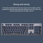 Logitech K845 CHERRY Blue Axis Backlit Mechanical Wired Keyboard, Cable Length: 1.8m, CHERRY Blue Axis