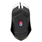 SHIPADOO D620 1600 DPI Three-speed Adjustable Four-button Cool Colorful Respiration Light Gaming Wired Mouse