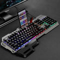 SHIPADOO GK70 Wired RGB Floating Detachable Hand Rest Gap Rainbow Translucent Gaming Keyboard, Gap Rainbow Translucent (Black), Gap Rainbow Translucent  (White)