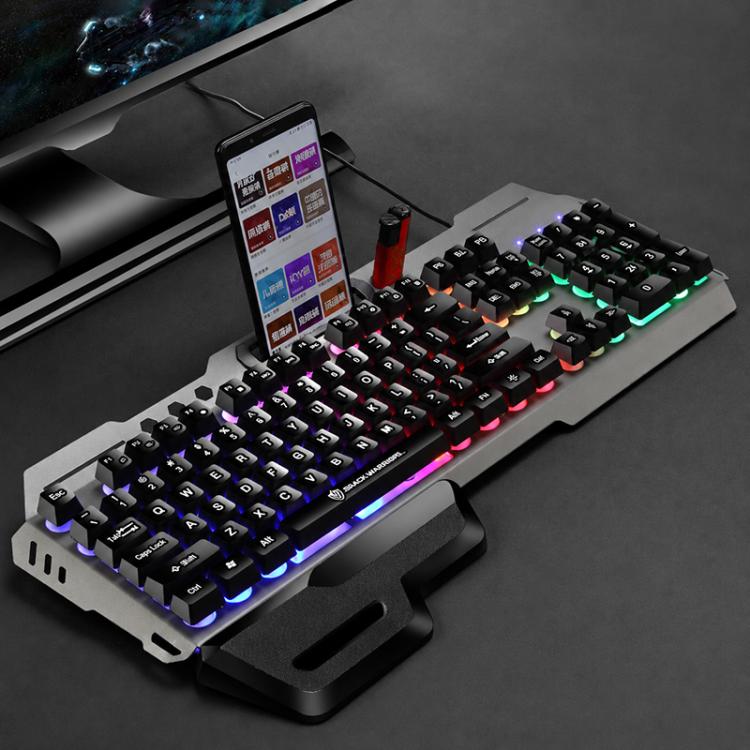 SHIPADOO GK70 Wired RGB Floating Detachable Hand Rest Gap Rainbow Translucent Gaming Keyboard, Gap Rainbow Translucent (Black), Gap Rainbow Translucent  (White)