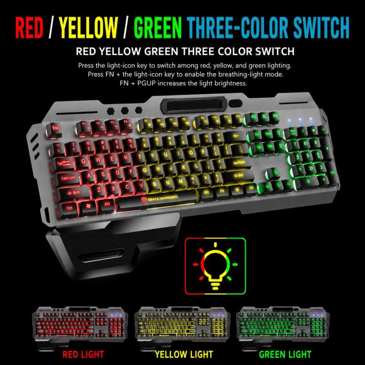 SHIPADOO GK70 Wired RGB Floating Detachable Hand Rest Gap Rainbow Translucent Gaming Keyboard, Gap Rainbow Translucent (Black), Gap Rainbow Translucent  (White)