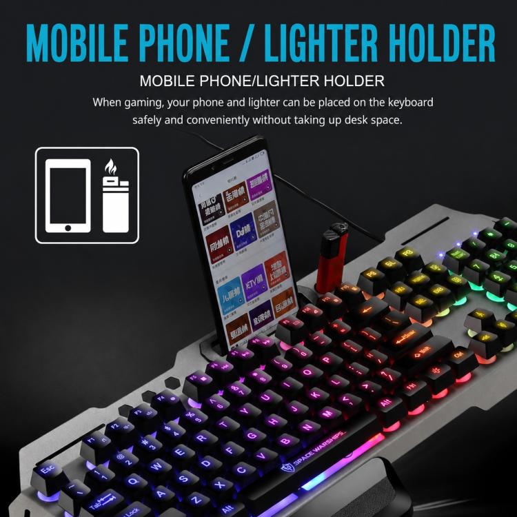 SHIPADOO GK70 Wired RGB Floating Detachable Hand Rest Gap Rainbow Translucent Gaming Keyboard, Gap Rainbow Translucent (Black), Gap Rainbow Translucent  (White)