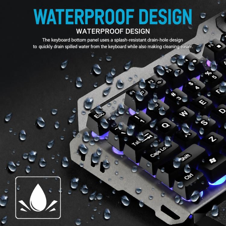 SHIPADOO GK70 Wired RGB Floating Detachable Hand Rest Gap Rainbow Translucent Gaming Keyboard, Gap Rainbow Translucent (Black), Gap Rainbow Translucent  (White)