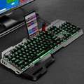 SHIPADOO GK70 Wired RGB Floating Detachable Hand Rest Character Translucent Three-color Switching Gaming Keyboard, Three-color Switching
