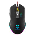 SHIPADOO GM3 3600 DPI Four-speed Adjustable Four-button Cool Colorful Respiration Light Gaming Wired Mouse