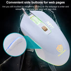 SHIPADOO GM3 3600 DPI Four-speed Adjustable Four-button Cool Colorful Respiration Light Gaming Wired Mouse