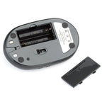 MZ-012 2.4G 1200 DPI Wireless Rechargeable Optical Mouse with 3 Ports USB HUB / Charging Dock