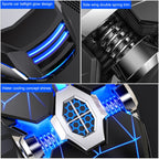 YINDIAO 3200DPI 4-modes Adjustable 7-keys RGB Light Wired Gaming Mechanical Mouse, Style: Audio Version, Style: Audio Version