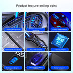 YINDIAO G5 3200DPI 4-modes Adjustable 6-keys RGB Light Wired Gaming Mouse, G5 Black, G5 White