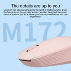 Logitech M172 1000DPI 2.4GHz Wireless Mouse, M172