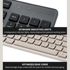 Original Xiaomi 2.4GHz Wireless Keyboard + Mouse Set for Notebook Desktop Laptop, Gen2