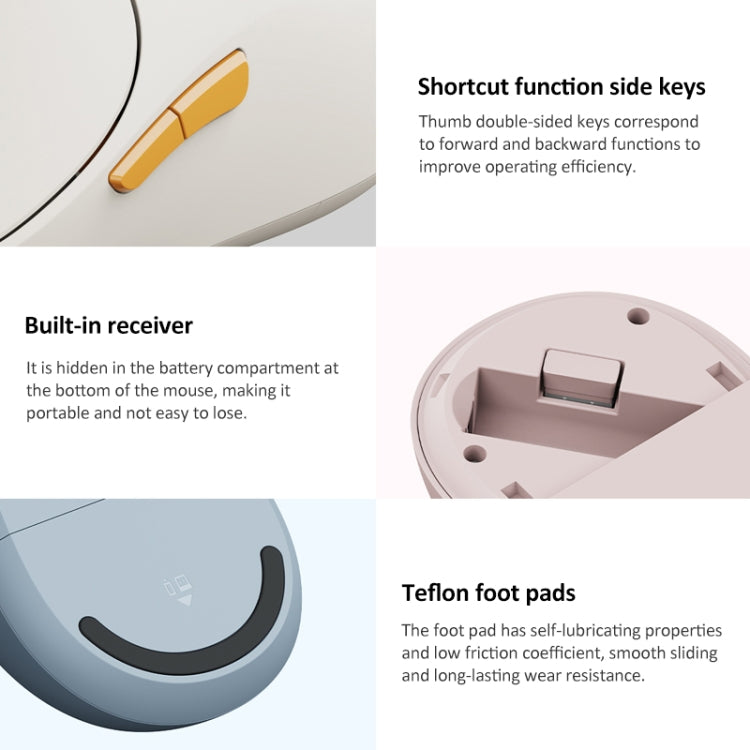 Original Xiaomi Dual-mode 1200DPI Ultra-thin Computer Mouse 3