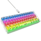 HXSJ V700T 61-key Wired Membrane RGB Backlit Mechanical Keyboard, V700T