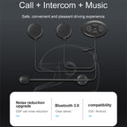 Dier DK12 800m Helmet Wireless Bluetooth Headset 5.0 Waterproof Double Motorcycle Call Headset With Intercom Function, DK12