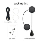 T6 Motorcycle Helmet Bluetooth V5.0 Headset, T6