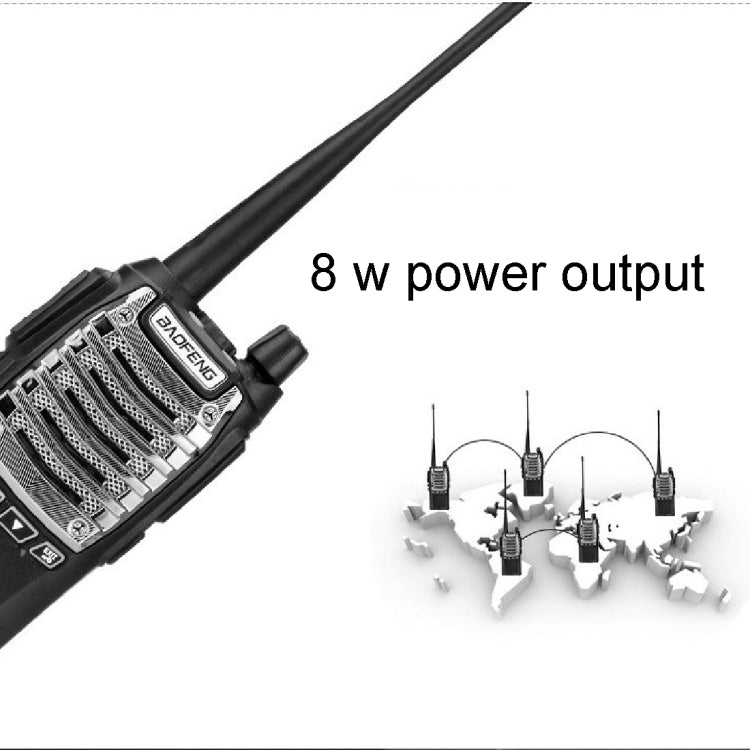 BAOFENG UV-8D Professional Dual Band Dual PTT Key Two-way Radio Walkie Talkie FM Transmitter, UV-8D