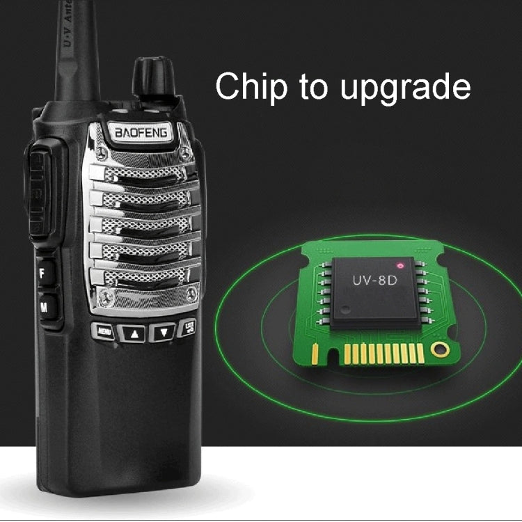 BAOFENG UV-8D Professional Dual Band Dual PTT Key Two-way Radio Walkie Talkie FM Transmitter, UV-8D