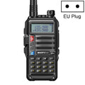 Baofeng BF-UV5R Plus S9 FM Interphone Handheld Walkie Talkie, EU Plug, Black, EU Plug