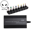 Laptop Notebook Power 100W Universal Charger with Car Charger & AC Power Adapter & 8 Power Adapters & 1 USB Port for Samsung, Sony, Asus, Acer, IBM, HP, DELL, UK Plug, AU Plug, EU Plug, UK Plug