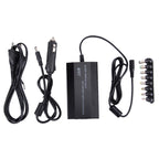 Laptop Notebook Power 100W Universal Charger with Car Charger & AC Power Adapter & 8 Power Adapters & 1 USB Port for Samsung, Sony, Asus, Acer, IBM, HP, DELL, UK Plug, AU Plug, EU Plug, UK Plug