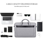 DJ06 Oxford Cloth Waterproof Wear-resistant Portable Expandable Laptop Bag for 13.3 inch Laptops, with Detachable Shoulder Strap, 13.3 inch