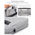 DJ06 Oxford Cloth Waterproof Wear-resistant Portable Expandable Laptop Bag for 15.4 inch Laptops, with Detachable Shoulder Strap, 15.4 inch