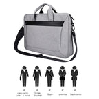 DJ06 Oxford Cloth Waterproof Wear-resistant Portable Expandable Laptop Bag for 15.4 inch Laptops, with Detachable Shoulder Strap, 15.4 inch