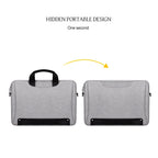 DJ08 Oxford Cloth Waterproof Wear-resistant Laptop Bag for 14.1 inch Laptops, with Concealed Handle & Luggage Tie Rod & Adjustable Shoulder Strap, 14.1 inch