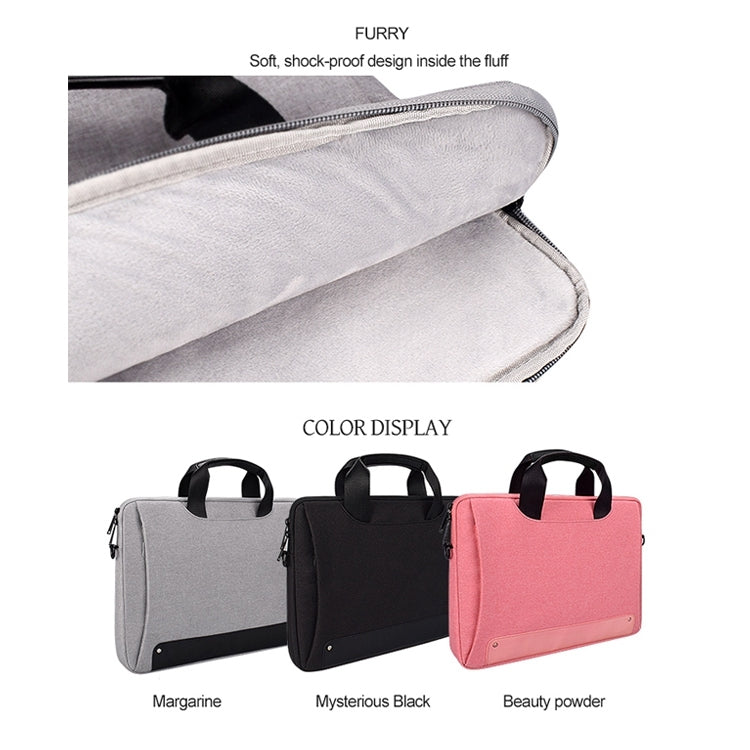 DJ08 Oxford Cloth Waterproof Wear-resistant Laptop Bag for 14.1 inch Laptops, with Concealed Handle & Luggage Tie Rod & Adjustable Shoulder Strap, 14.1 inch
