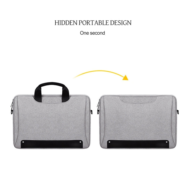 DJ08 Oxford Cloth Waterproof Wear-resistant Laptop Bag for 15.6 inch Laptops, with Concealed Handle & Luggage Tie Rod & Adjustable Shoulder Strap, For 15.6 inch, 15.6 inch