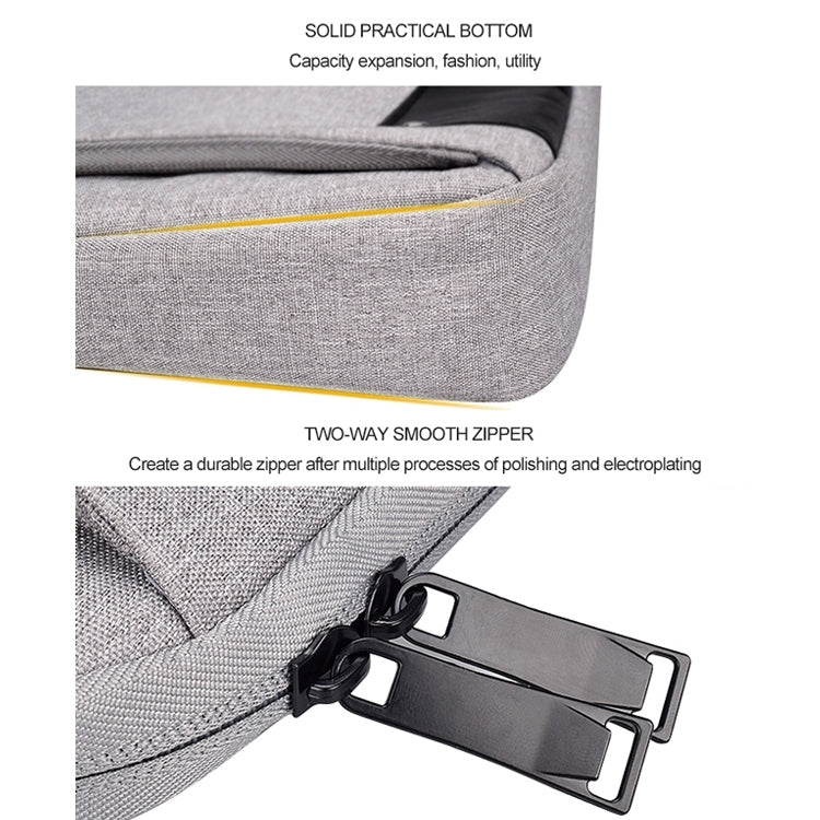 DJ08 Oxford Cloth Waterproof Wear-resistant Laptop Bag for 15.6 inch Laptops, with Concealed Handle & Luggage Tie Rod & Adjustable Shoulder Strap, For 15.6 inch, 15.6 inch