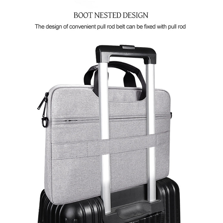DJ08 Oxford Cloth Waterproof Wear-resistant Laptop Bag for 15.6 inch Laptops, with Concealed Handle & Luggage Tie Rod & Adjustable Shoulder Strap, For 15.6 inch, 15.6 inch