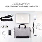 DJ08 Oxford Cloth Waterproof Wear-resistant Laptop Bag for 15.6 inch Laptops, with Concealed Handle & Luggage Tie Rod & Adjustable Shoulder Strap, For 15.6 inch, 15.6 inch