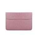 PU01S PU Leather Horizontal Invisible Magnetic Buckle Laptop Inner Bag for 15.4 inch laptops, 15.4 inch