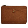 Universal Genuine Leather Business Zipper Laptop Tablet Bag For 13 inch and Below, 13 inch