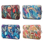 Lisen 7.0 inch Sleeve Case Colorful Leaves Zipper Briefcase Carrying Bag, 7.0 inch