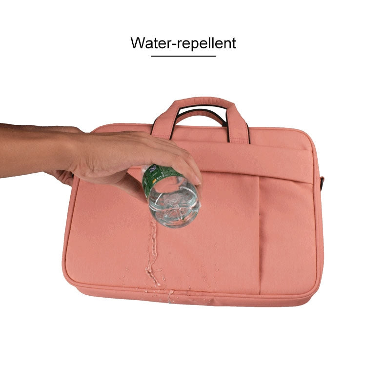 DJ03 Waterproof Anti-scratch Anti-theft One-shoulder Handbag for 13.3 inch Laptops, with Suitcase Belt, DJ03 13.3 inch Navy Blue, DJ03 13.3 inch Black, DJ03 13.3 inch Pink