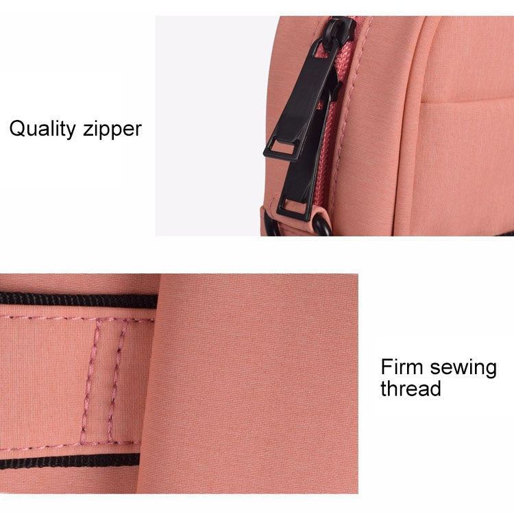 DJ03 Waterproof Anti-scratch Anti-theft One-shoulder Handbag for 13.3 inch Laptops, with Suitcase Belt, DJ03 13.3 inch Navy Blue, DJ03 13.3 inch Black, DJ03 13.3 inch Pink