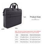 DJ03 Waterproof Anti-scratch Anti-theft One-shoulder Handbag for 14.1 inch Laptops, with Suitcase Belt, DJ03 14.1 inch Black, DJ03 14.1 inch Pink, DJ03 14.1 inch Navy Blue