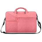 ST02S Waterproof Tear Resistance Hidden Portable Strap One-shoulder Handbag for 13.3 inch Laptops, with Suitcase Belt, ST02S 13.3 inch Pink, ST02S 13.3 inch Light Grey, ST02S 13.3 inch Navy Blue, ST02S 13.3 inch Black, ST02S 13.3 inch Dark Gray