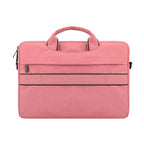 ST02S Waterproof Tear Resistance Hidden Portable Strap One-shoulder Handbag for 13.3 inch Laptops, with Suitcase Belt, ST02S 13.3 inch Pink, ST02S 13.3 inch Light Grey, ST02S 13.3 inch Navy Blue, ST02S 13.3 inch Black, ST02S 13.3 inch Dark Gray