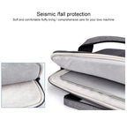 ST02S Waterproof Tear Resistance Hidden Portable Strap One-shoulder Handbag for 13.3 inch Laptops, with Suitcase Belt, ST02S 13.3 inch Pink, ST02S 13.3 inch Light Grey, ST02S 13.3 inch Navy Blue, ST02S 13.3 inch Black, ST02S 13.3 inch Dark Gray