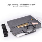 ST02S Waterproof Tear Resistance Hidden Portable Strap One-shoulder Handbag for 15.6 inch Laptops, with Suitcase Belt, ST02S 15.6 inch Pink, ST02S 15.6 inch Light Grey, ST02S 15.6 inch Navy Blue, ST02S 15.6 inch Black, ST02S 15.6 inch Dark Gray