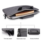 ST02S Waterproof Tear Resistance Hidden Portable Strap One-shoulder Handbag for 15.6 inch Laptops, with Suitcase Belt, ST02S 15.6 inch Pink, ST02S 15.6 inch Light Grey, ST02S 15.6 inch Navy Blue, ST02S 15.6 inch Black, ST02S 15.6 inch Dark Gray