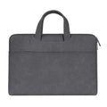 ST06 Waterproof PU Leather Zipper Hidden Portable Strap One-shoulder Handbag for 13.3 inch Laptops, with Suitcase Belt, ST06 13.3 inch Dark Gray, ST06 13.3 inch Pink, ST06 13.3 inch Light Grey